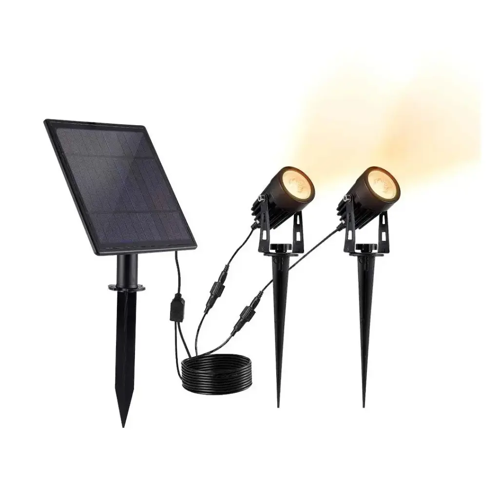 [BOS-SPL01-4W/SET] JUEGO LAMPARA SOLAR TIPO CHUZO  3000K