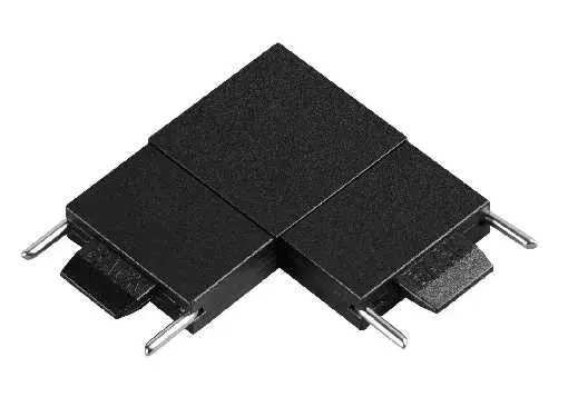 [CON-LH-RIEL-DEL/NG] CONECTOR L HORIZONTAL DE RIEL ULTRA DELGADO 24V
