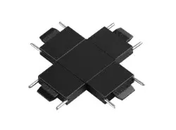 [CON-X-RIEL-DEL/NG] CONECTOR X VERTICAL DE RIEL ULTRA DELGADO 24V
