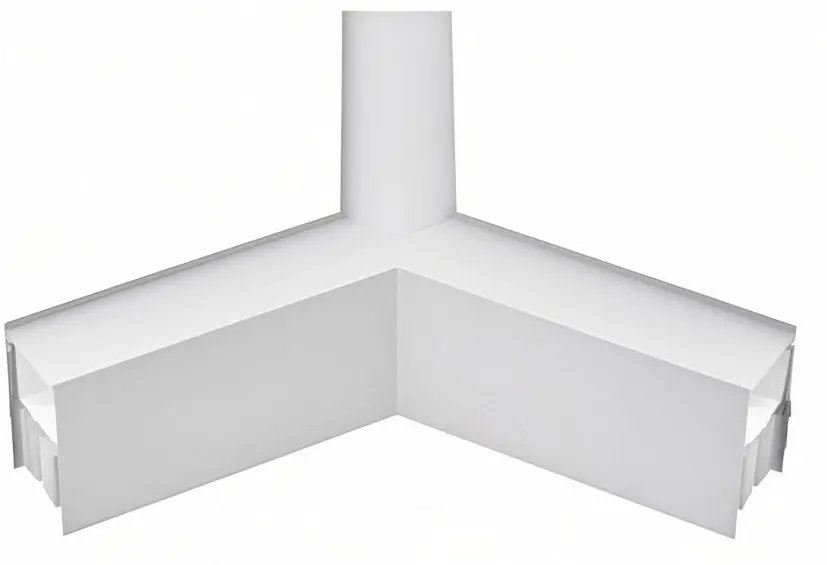 [CON-Y-2691/92-12W] CONECTOR Y LAMPARA LINEAL BLANCA 12W 3CCT