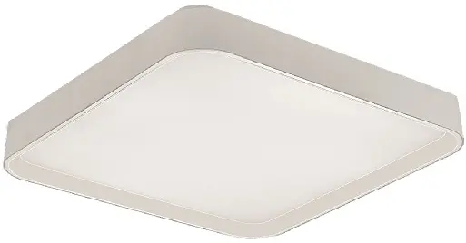 [DI-13-60WWH-3CCT] LAMPARA CUADRADA DE TECHO BORDE BLANCA 3CCT