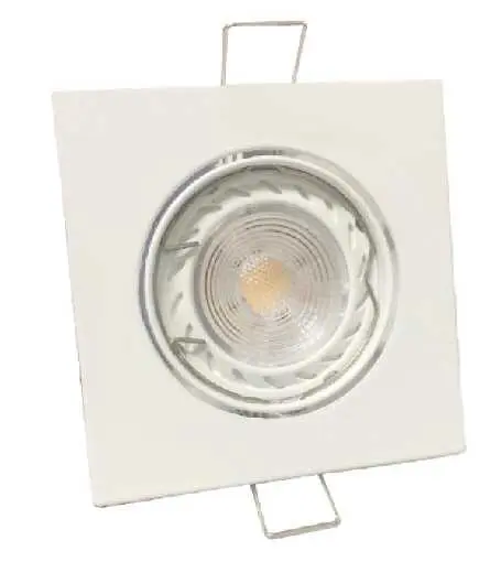 [EL-LAMP-SP/CD-WH] LAMPARA CUADRADA OJO DE BUEY BLANCA
