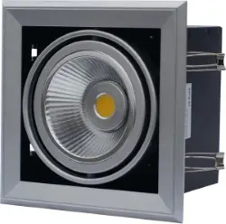 [EMB-GLC1502-S] EMBUTIDAS COB 1 FOCO 15W SILVER DIMIABLE