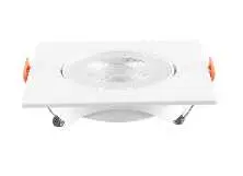 [EMB-PL-CD-8W-45K] EMBUTIDA PLASTICA CUADRADO 8W 4500K DIRIGIBLE