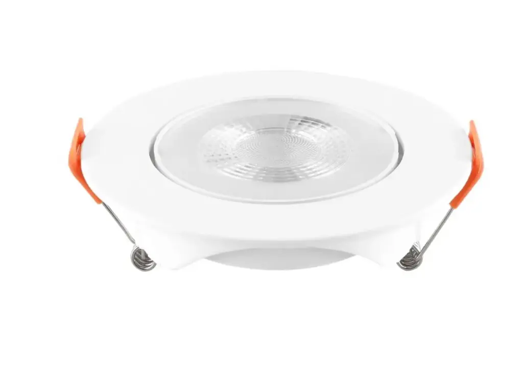 [EMB-PL-RD-8W-3K] EMBUTIDA PLASTICA REDONDO 8W 3000K DIRIGIBLE
