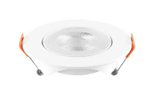 [EMB-PL-RD-8W-45K] EMBUTIDA PLASTICA REDONDO 8W 4500K DIRIGIBLE