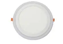 [EMB-RD-18W4K/6W3K] EMB REDONDA DOBLE LUZ
