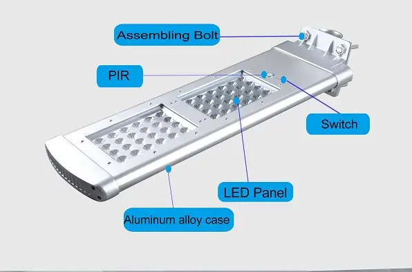 [FOR-ESL216] LAMPARA SOLAR 20W TODO EN UNO