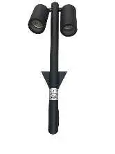 [JAR-A1119-GU10X2] LAMPARA DE JARDIN DE CHUZO CON 2 X GU10