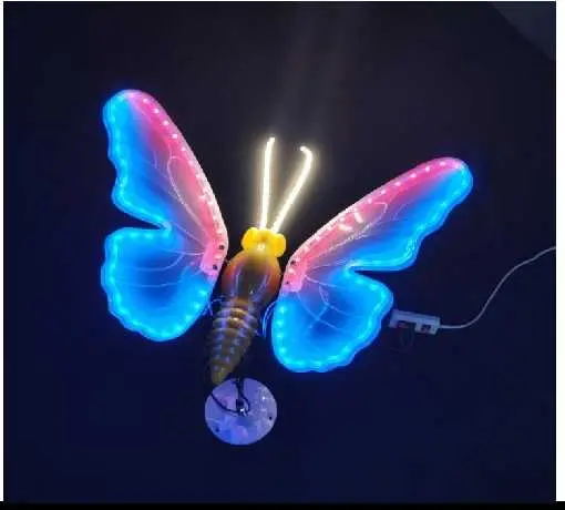 [JAR-MARIPOSA/14W-RGB] FIGURA MARIPOSA RGB  PARA JARDIN