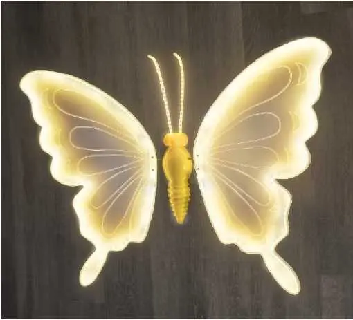 [JAR-MARIPOSA/23W-WW] FIGURA MARIPOSA PARA JARDIN