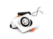 [KGS8316-10W-WW/D] LAMPARA DE TECHO CUADRADA 360º GIRATORIO DIMIABLE