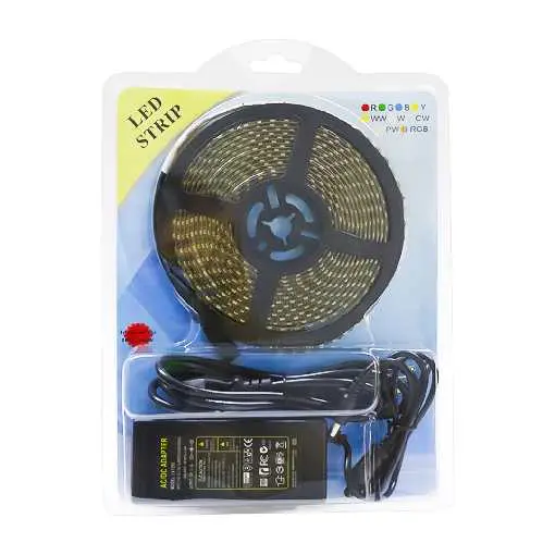 [KIT-CINT-ADES-IP65-27K] KIT DE CINTAS ADES SMD 2835 120 LED IP65 WW (2700K) CON TRANSFORMADOR