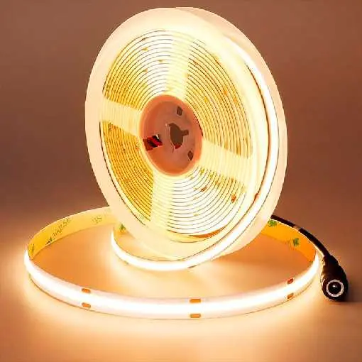 [KIT-CINT-COB-3K-12V] KIT DE CINTAS ADES COB 480 LED/M WW (3000K) CON TRANSFORMADOR