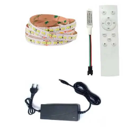 [KIT-CINT-SMD/RUN-6K-24V] KIT DE CINTAS ADES SMD 120 LED/M WW (6500K) CON TRANSFORMADOR 24V