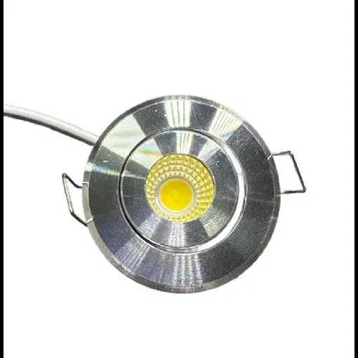 [LAMP/PL-MR11-3W-3CCT] LAMP 3W  CARCAZA PLATEADA 3CCT DIMIABLE