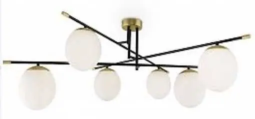 [LAMP-0317-G9X6] LAMP TECHO COLGANTE  G9 X 6