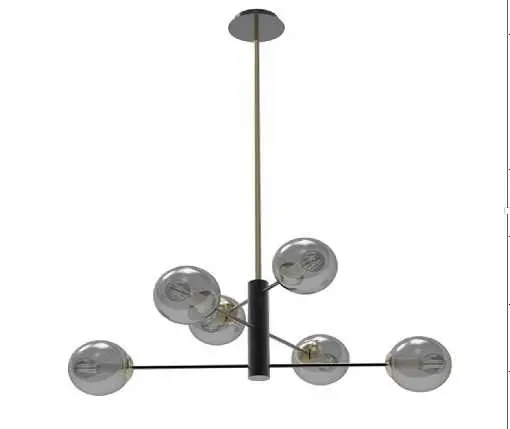 [LAMP-0605-E14X6] LAMP TECHO COLGANTE  E14 X 6