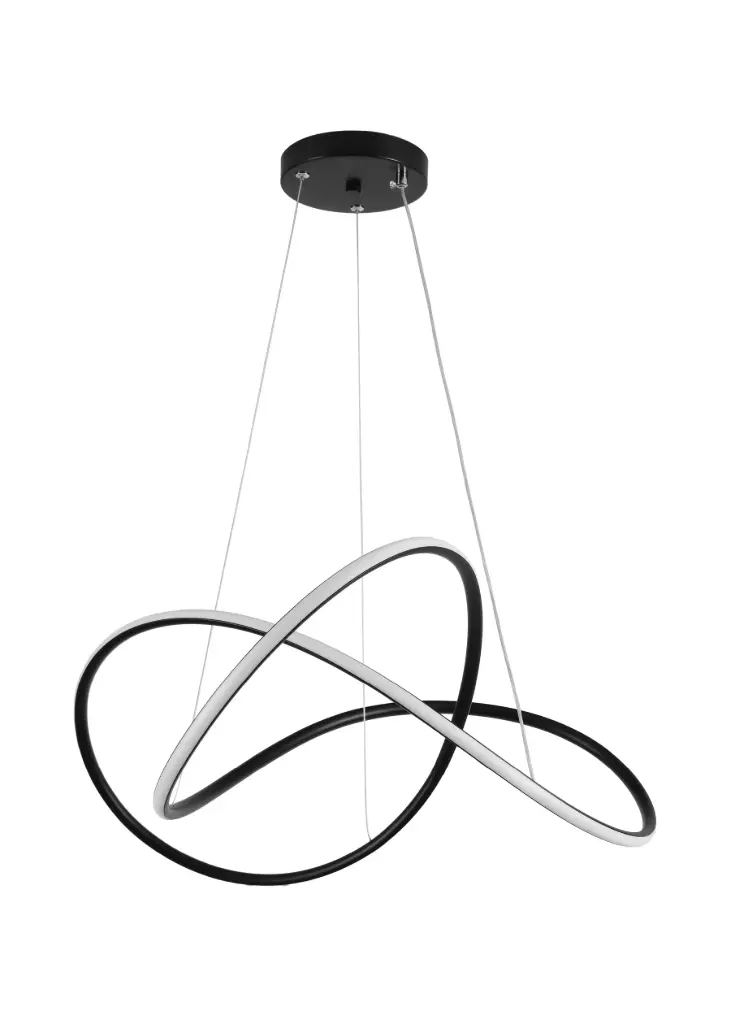 [DI-180BK-CCT-56W] LAMPARA COLGANTE DECORATIVO 60W 3 CCT