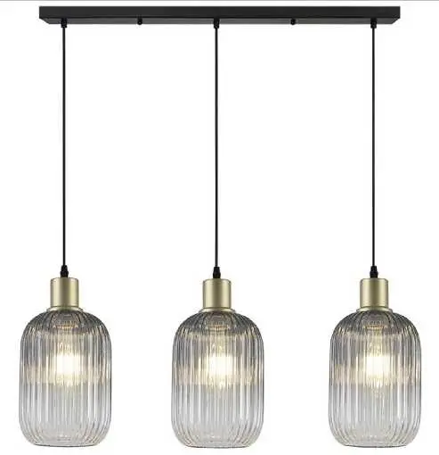 [LAMP-90330-E27X3/GR] LAMP TECHO COLGANTE  3 X E27