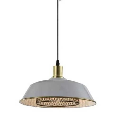 [LAMP-9046-E27-GR] LAMP TECHO COLGANTE  E27