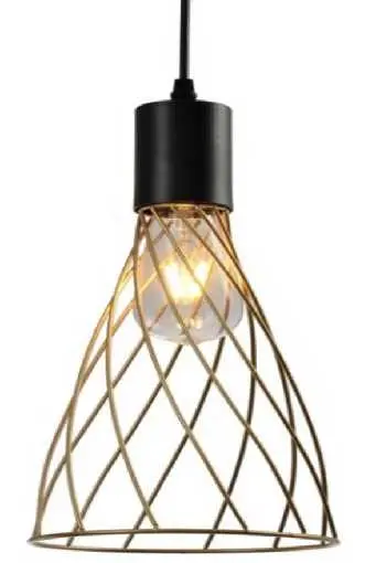 [LAMP-90960-E27] LAMP TECHO COLGANTE  E27