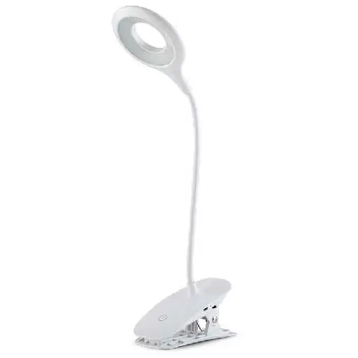 [LAMP-T003-MESA/CLIP] LAMPARA ESCRITORIO C/CLIP 3W 3CCT