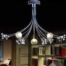 [LAMP-ZW-C-8053-16] LAMPARA DE TECHO CRYSTAL 48W WW
