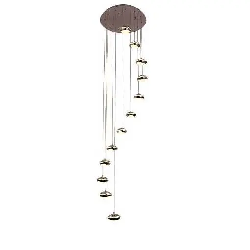 [LC-D9312-12-60W] LAMPARA COLGANGE DE 12 CABEZALES
