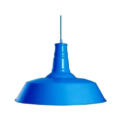 [LC-DT1501BLUE] LAMPARA COLGANTE S/FOCO AZUL