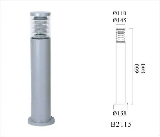 [LEX-2115] LAMPARA PISO JARDIN