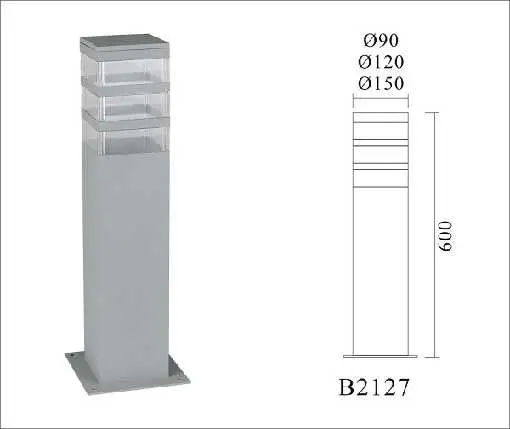 [LEX-2127] LAMPARA PISO JARDIN