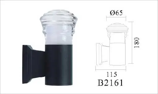 [LEX-2161-3W] LAMPARA PARED LED WW  PARA EXTERIOR