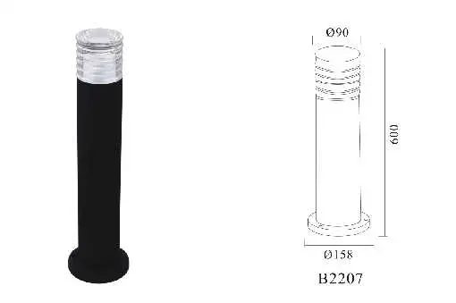 [LEX-2207-7W] LAMPARA PISO DE LED WW PARA EXTERIOR