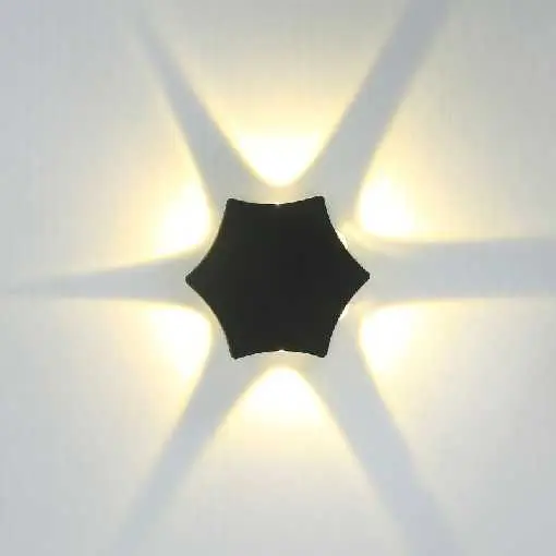[LEX-2413-6W-WW] LAMPARA PARED LED PARA EXTERIOR 6W WW