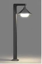 [LEX-2966-12W-3K] LAMPARA PISO PARA EXTERIOR 12W