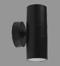 [LEX-TS10-2XGU10-NG] LAMPARA DE PARED  IP65 2 XGU10  NEGRO