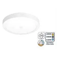 [PBF-300-RD-3CCT/SEN] LAMPARA DE TECHO REDONDA 24W 3CCT CON SENSOR