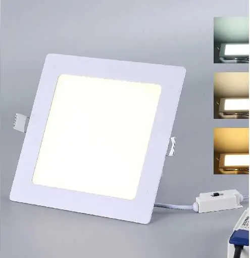 [PCE-CD-24W-3CCT] PANEL LED CUADRADO 24W 3CCT