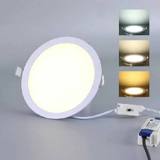 [PCE-RD-12W-3CCT] PANEL LED REDONDO 12W 3CCT