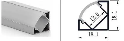 [PERFIL-1818-2MT] PERFIL 2MT PARA CINTAS COB 110V