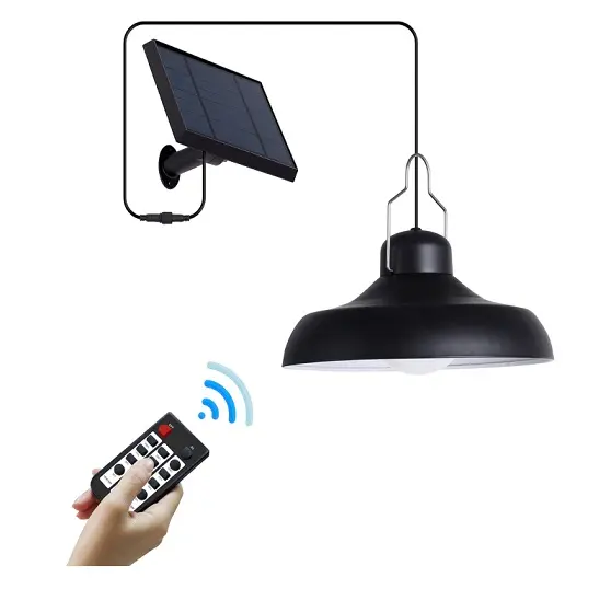 [SOL-1001E-TECHO] LAMPARA SOLAR COLGANTE PARA TECHO (Boton de apagado/encendido)