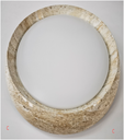 LAMPARA DE TECHO 28W 3CCT PIEDRA