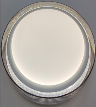 LAMPARA DE TECHO 28W 3CCT GRIS Y BLANCO 