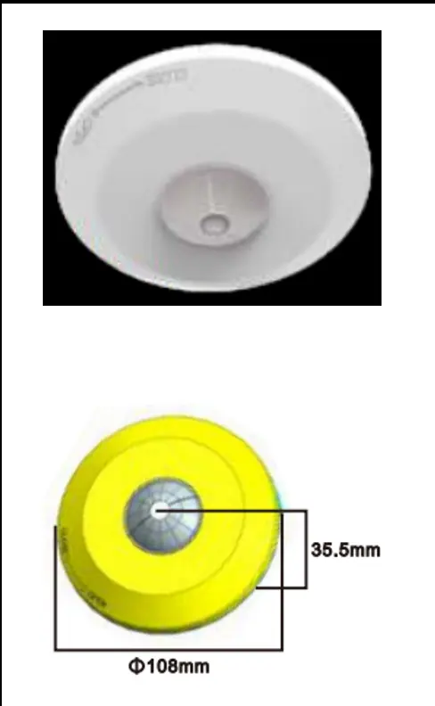 SENSOR DE MOVIMIENTO TECHO 360°