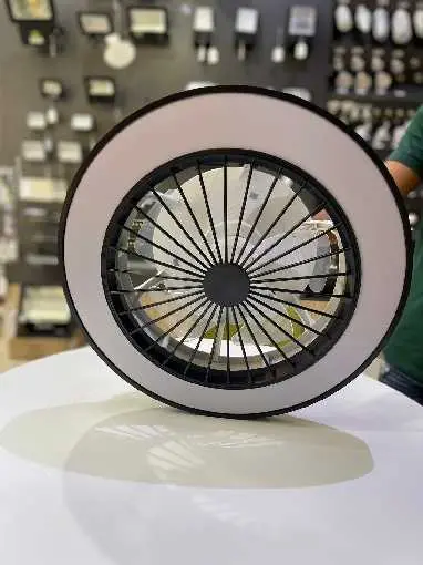[ABA-1010-NG] ABANICO NEGRO CON LED 45W 3 CCT
