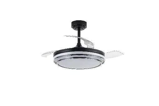 [ABA-3011-NG] ABANICO NEGRO CON LED 36W 3 CCT