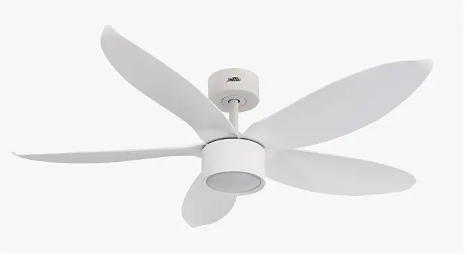 [ABA-6281L5-BL] ABANICO 52" BLANCO DE 5 ASPAS