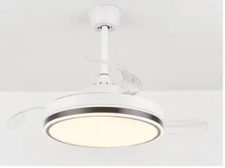 [ABA-FS04-BL] ABANICO BLANCA CON LED 36W 3 CCT