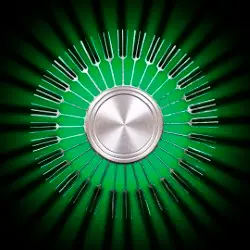 [APL-3W-VERDE] APLIQUE VERDE REDONDO